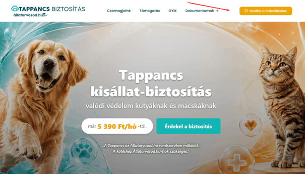 Tappancs kisállat biztosítás 1